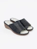 Women's Navy Wedge Sandals