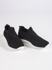 Black Slip-On Sneakers