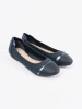 Navy Blue Ballet Flats