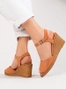 Brown Wedge Sandals by W. Potocki