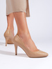 Beige Stiletto Heels by Sergio Leone