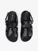 Classic Black Platform Sandals