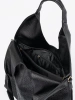 Black lace shoulder bag