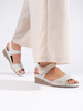 White Velcro Sandals