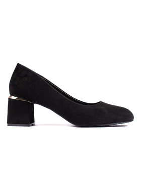 Black Suede Elegance Heels