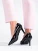 Classic Black Patent Heeled Pumps