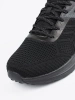 Black lightweight men's sports shoes