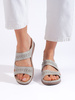 Comfortable Grey Slide Sandals