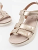 Women's Comfortable Gold Sandals