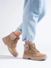 Warm Beige Cozy Boots Lined with Faux Shearling