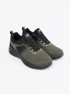 Dark Green Lightweight Men's Sports Shoes