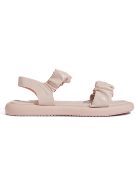 Beige Comfy Slip-On Sandals