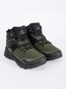 Men's green-black trekking shoes