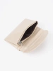 Light beige small women's wallet