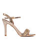 Golden Elegant Stiletto Sandals
