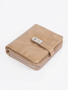Beige elegant women's wallet