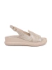 Beige comfortable women's sandals