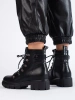 Vinceza Black Platform Boots