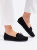 Suede Black Loafers