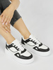Black and White Platform Sneakers