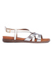 White Sergio Leone Flat Sandals