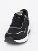 Black Women's Wedge Sneakers