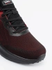 Black red lightweight men's sports shoes