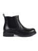 Black Genuine Leather Chelsea Boots by Sergio Leone