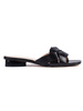 Black Cross-Strap Sandals