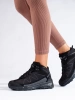 Black High-Top Trekking Sneakers