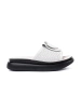 Black and white comfortable platform slides