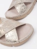 Light Beige Flat Sandals