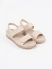 Light Beige Women's Velcro Sandals