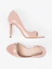 Patent Leather Open Toe Stilettos