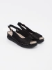 Black comfortable sandals