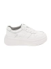 Sergio Leone white leather platform sneakers