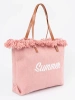 Pink Beach Bag