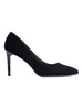 Classic Black Suede Heels by Sergio Leone