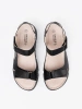 Women's classic black sandals