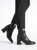 Chic Black Heeled Ankle Boots