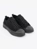 Comfortable black low-top sneakers