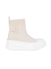 Light Beige High Platform Sneakers