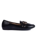 Black Loafers with Decoration
