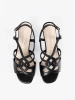 Women's Black Heeled Sandals