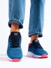 Lekkie buty sportowe damskie DK ciemnoniebieskie fitness