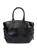 Large black handbag with extra strap