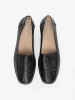 Black Women's Cut-Out Loafers
