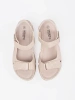 Beige classic women's sandals