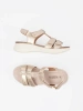 Women's Comfortable Gold Sandals