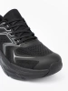 Lightweight Black McArthur Sports Shoes with Thick Soles